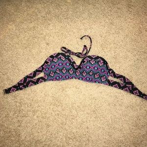 Multicolored Bikini Top